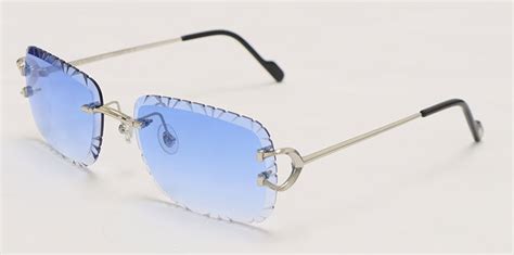 cartier glasses big c|cartier rimless glasses gold.